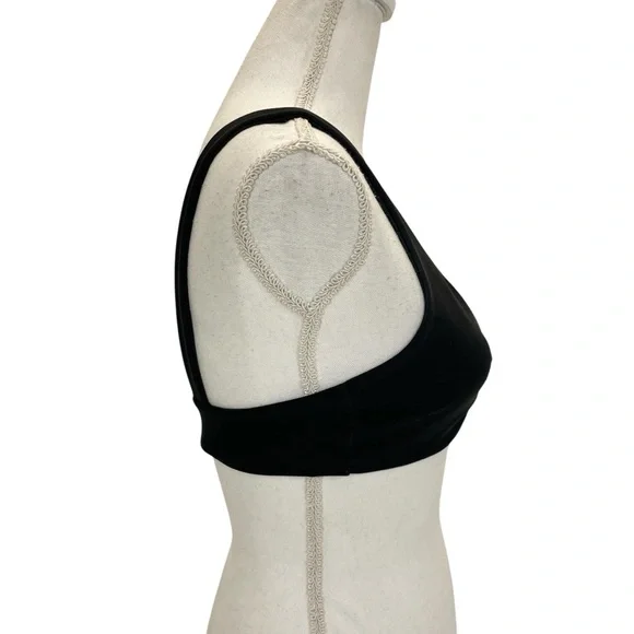 Skatie Penny Knot Front Bikini Top Medium Black - Picture 3 of 16